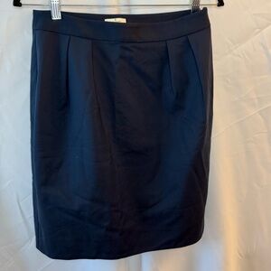 Kate Spade Dark Blue Pencil Skirt